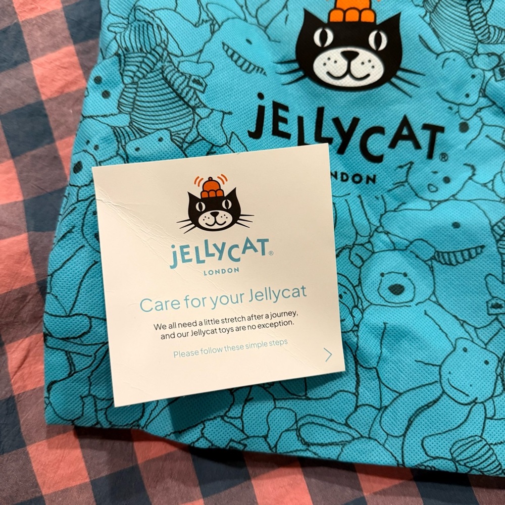 Jellycat Blue Dust Bag - 11.5” x 15.5” - Picture 7 of 7